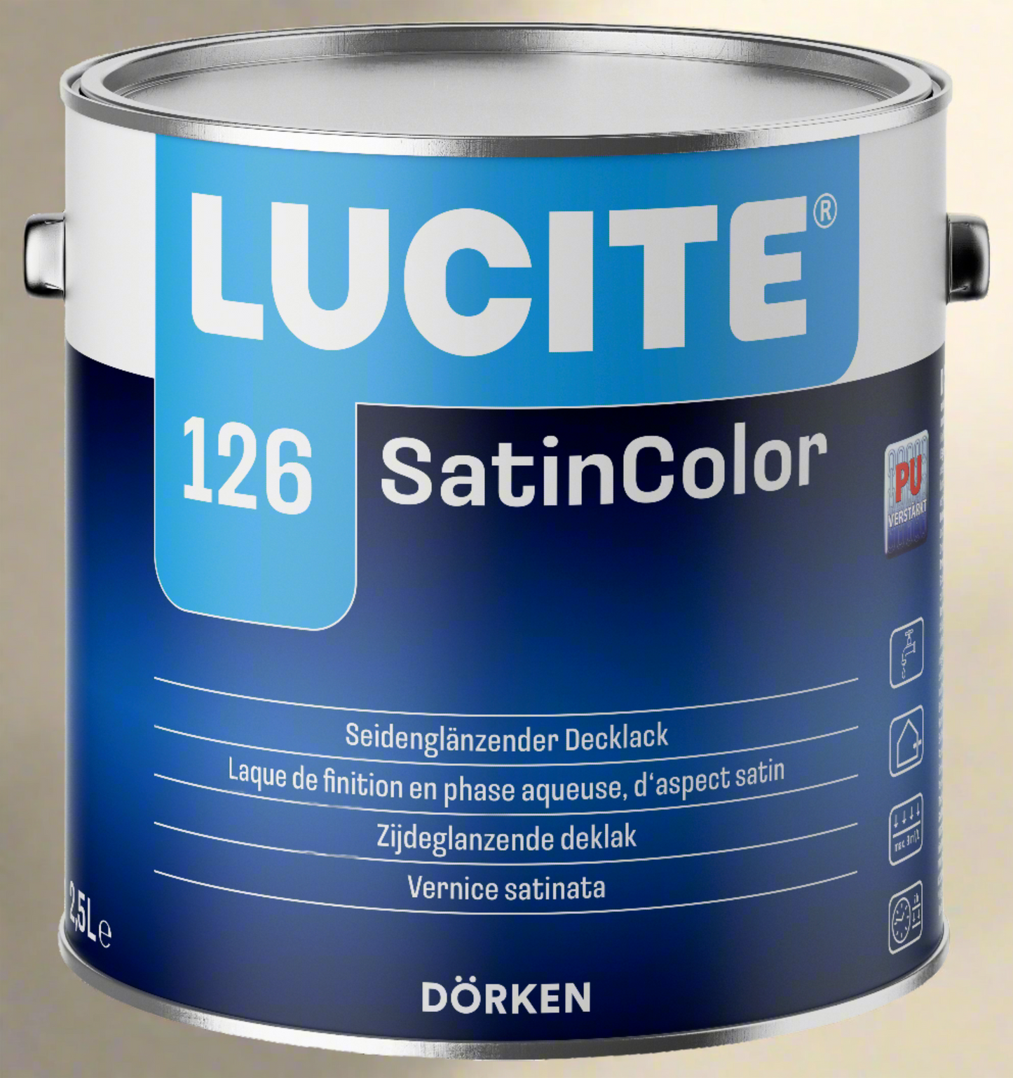 Dörken Lucite Satincolor Fehér 0,75L - 339047