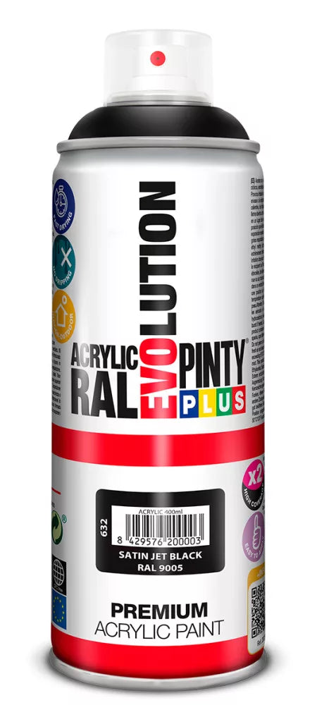 Pinty Plus Evo Akril Ral9005 Selyemfényű 400ML