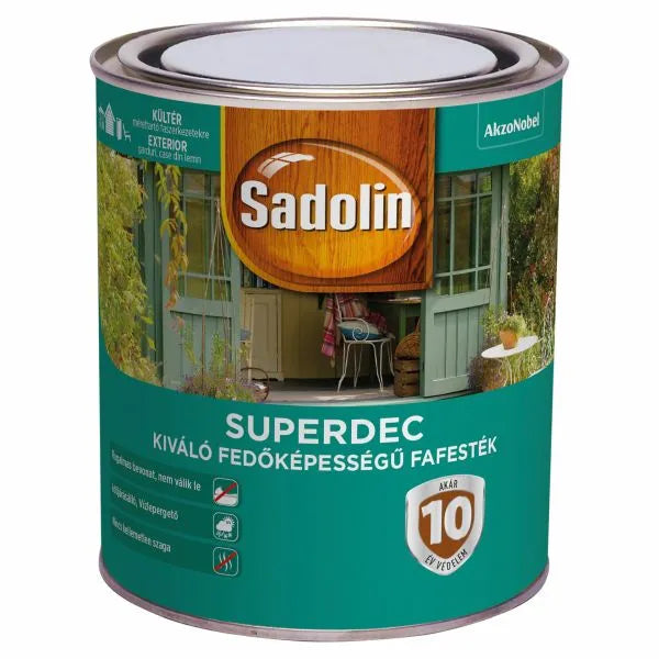 Sadolin SuperDec Fafesték Fehér 2,5L