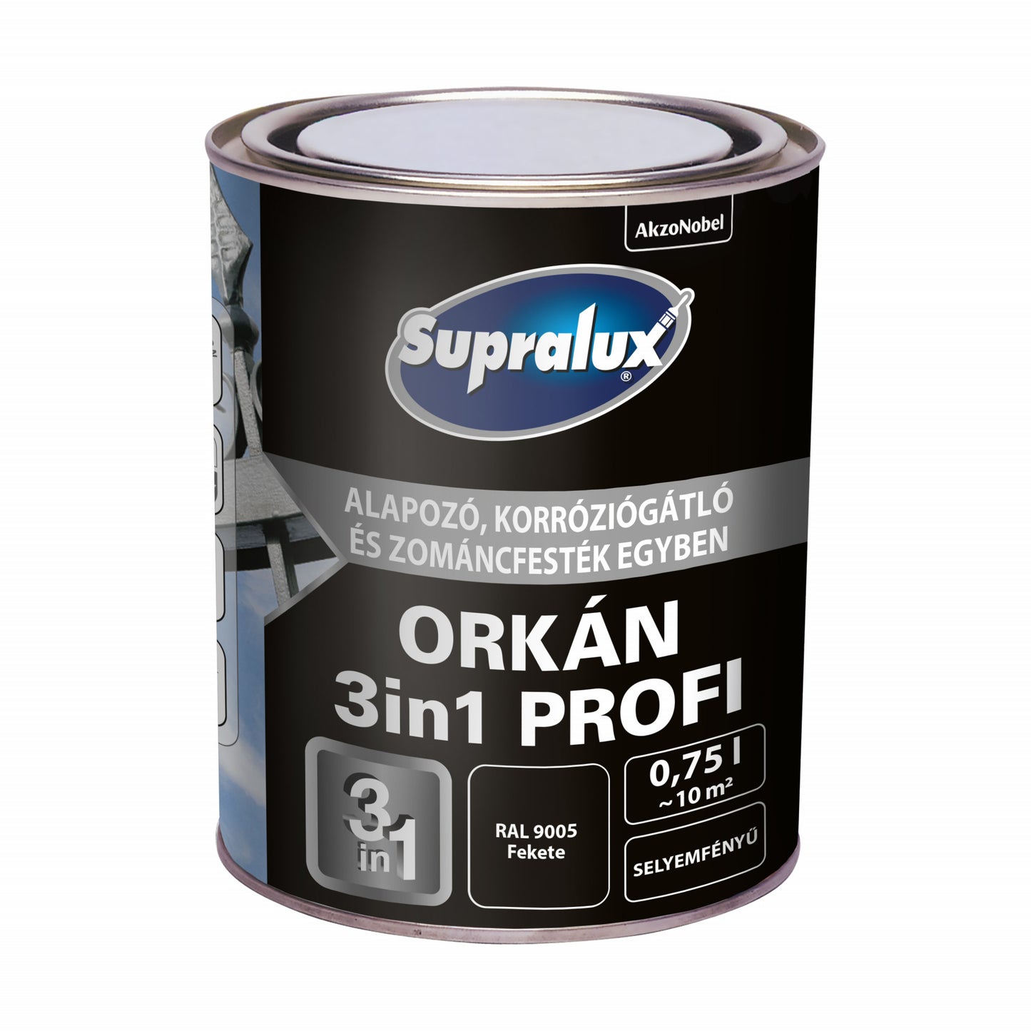 Supralux Orkán 3In1 Fekete 0,75L