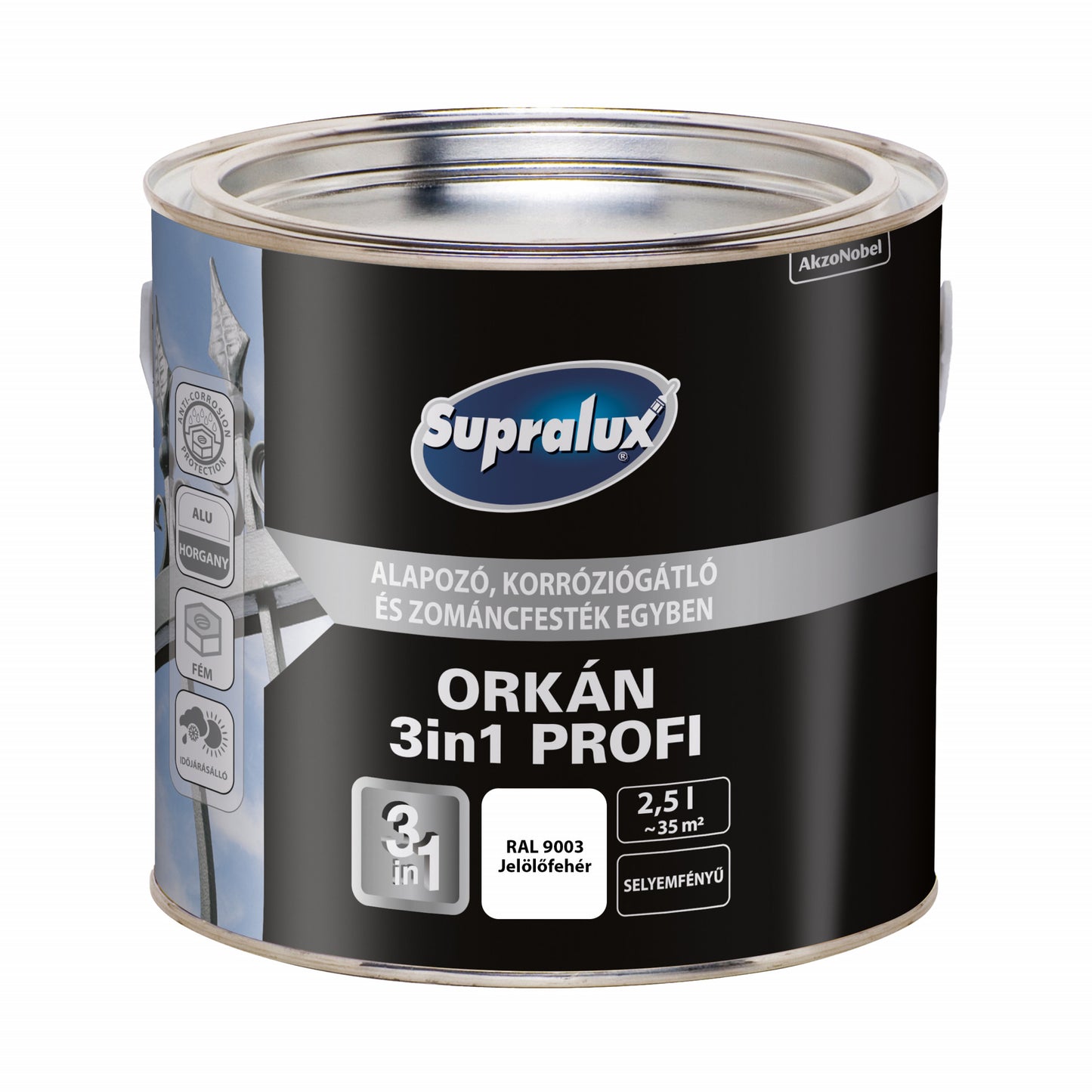 Supralux Orkán 3In1 Jelölőfehér 2,5L