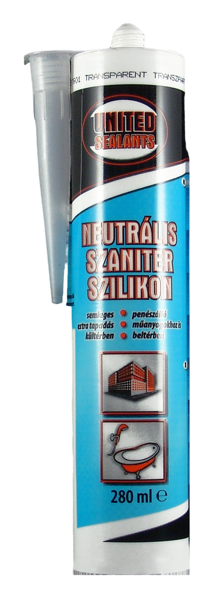 United Sealants Neutrális Szaniter Szilikon Fehér 280ML