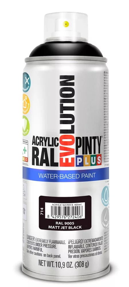 Pinty Plus Evo Vizes Bázisú Akril Ral9005 Matt 400ML