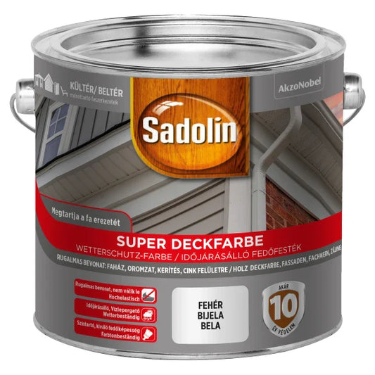 Sadolin Super Deckfarbe Fehér 5L