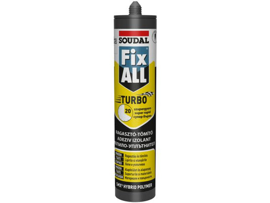 Soudal Fix-All Turbo Gyorskötő Ragasztó Fehér 290ML
