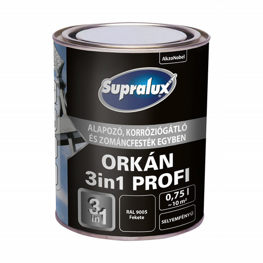 Supralux Orkán 3In1 Fekete 0,75L