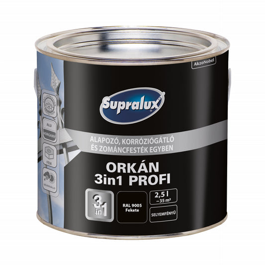 Supralux Orkán 3In1 Fekete 2,5L