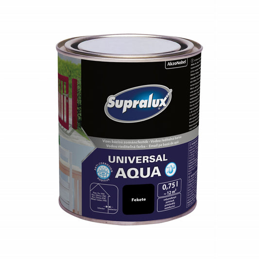 Supralux Universal Aqua Selyemfényu Fekete 0,75L