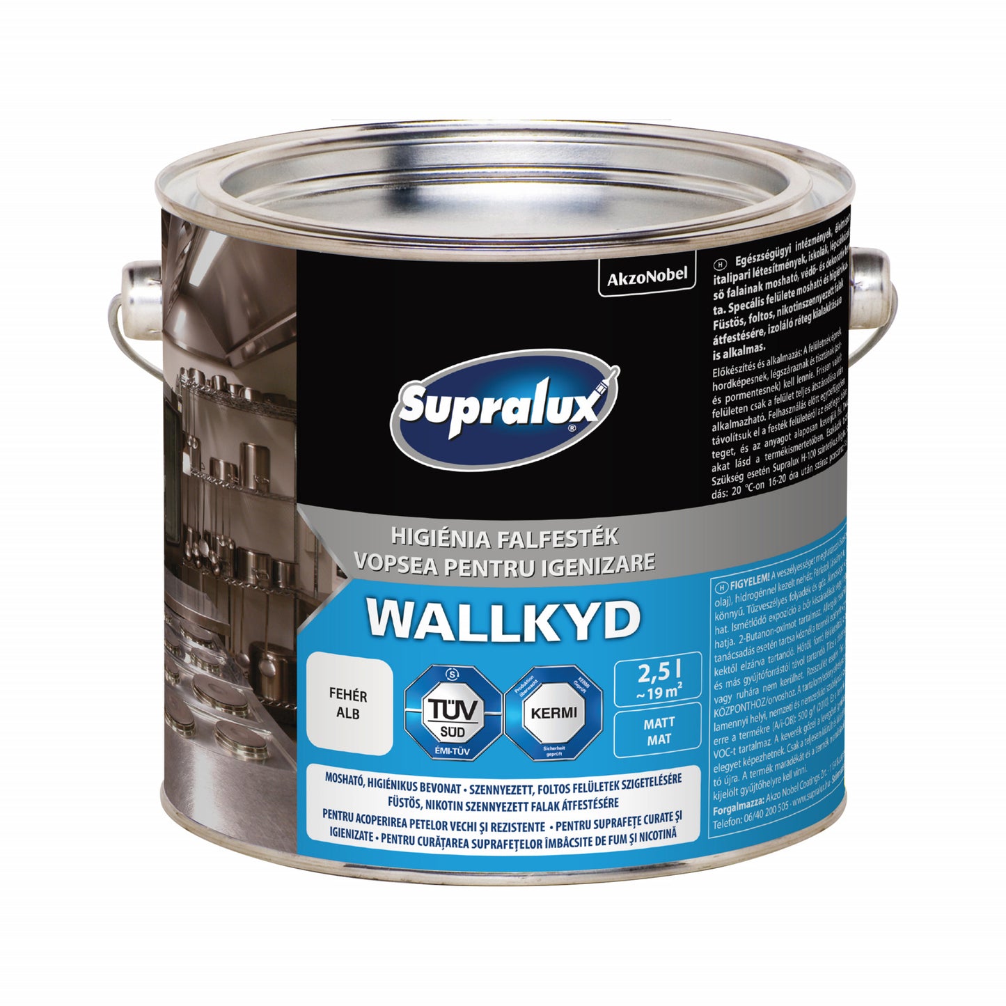 Supralux Wallkyd Fehér 2,5L